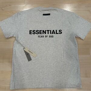 Essentials Light Gray Short Sleeve Tee